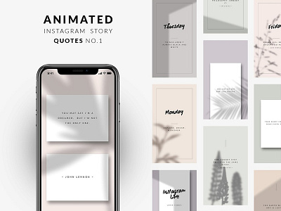 ANIMATED Instagram Story Quotes No.1 animated animated instagram animated instagram stories animated instagram story animated stories animated story animation branding fashion instagram instagram stories instagram story instagram story quotes quotes social media social media templates stories story quotes template templates