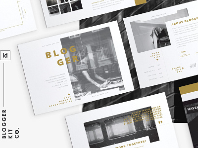 Media Kit + Sponsorship Set | 6 Pgs blog blog kit blog media blog media kit blogger blogger media kit brand branding elegant fashion media media kit media kit template pitch deck proposal proposal letter social media social media templates template templates