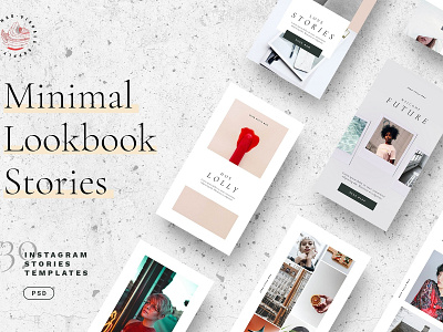 Minimal Lookbook Instagram Stories branding clean elegant fashion feminine instagram instagram posts instagram stories instagram story lookbook minimal minimal lookbook minimal lookbook stories social media social media templates stories story template templates