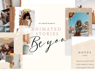 Animated Story - Be you animated animated instagram animated instagram stories animated instagram story animated story animation blogger branding fashion feminine instagram instagram template paper social media social media templates stories style template templates