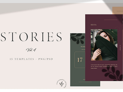 Stories Vol. 4 blogger branding clean elegant fashion feminine instagram instagram stories lifestyle minimal modern photoshop simple social media social media pack social media templates stories template templates