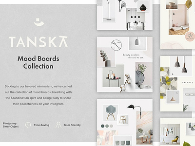 Tanska Mood Boards Collection blog blogger board grid instagram instagram stories layout mood board mood boards mood boards collection mood boards template moodboards pinterest psd social media social media template stories style template tile