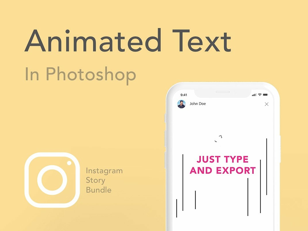 Animated Text - PSD Insta Stories by Social Media Templates on Dribbble