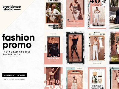 Fashion Promo IG Stories Pack branding elegant fashion fashion instagram fashion instagram stories fashion promo fashion promo template fashion stories fashion template instagram instagram stories promo promote promoting social media social media templates stories template templates