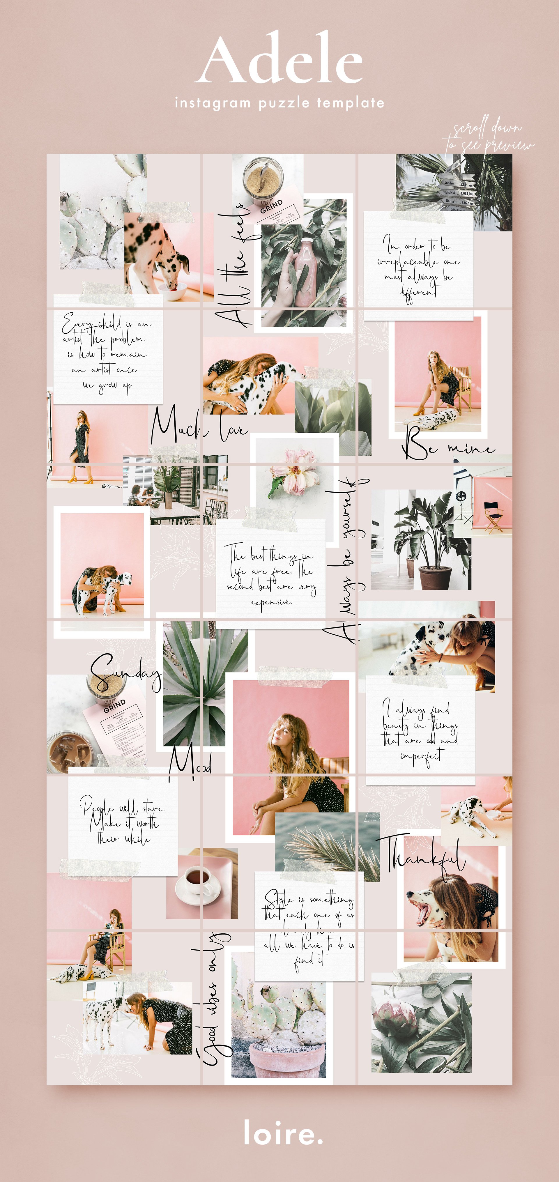 Dribbble - preview-instagram-puzzle-template-for-canva-.jpg by Social ...