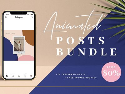 BUNDLE Animated Instagram Posts animated animated instagram animated instagram posts animated instagram stories animated instagram template animated post animated posts animated stories animated template blogger branding elegant instagram instagram stories social media social media pack social media templates stories template templates