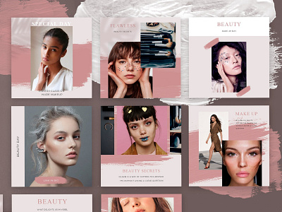 Matea - Instagram Template blog blogger branding clean elegant fashion instagram instagram posts instagram stories instagram story instagram template minimal modern photoshop social media social media pack social media templates stories template templates