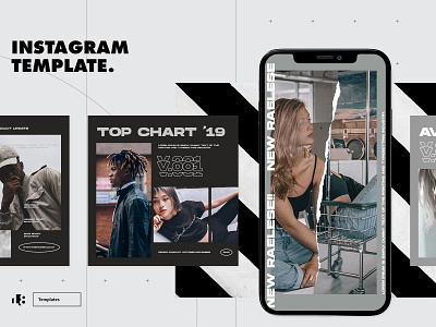 Instagram Template blog blogger branding clean elegant fashion instagram instagram posts instagram stories instagram story instagram template minimal modern photoshop social media social media pack social media templates stories template templates