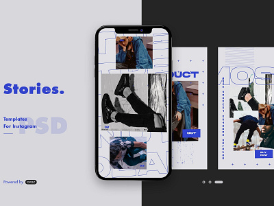 Instagram Story Template blog blogger branding clean elegant fashion instagram instagram posts instagram stories instagram story instagram template minimal modern photoshop social media social media pack social media templates stories template templates