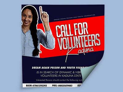 Volunteer Flyer art branding illustration illustrator mockup photoshop