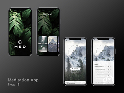 Meditation App Design