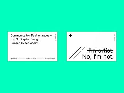 Business Card Design card design minimal namecard