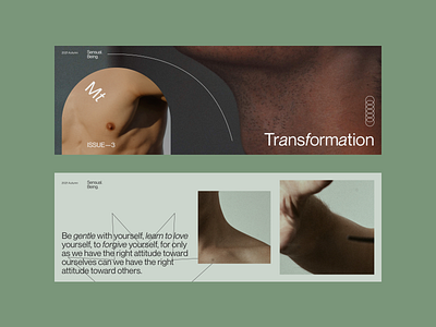 Transformation design graphic design layout minimal visual