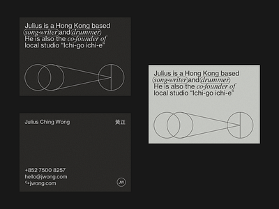 Namecard Design Exploration