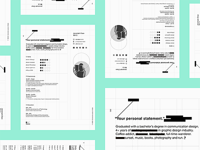Resume layout #1 colour indesign layout minimal resume resume cv