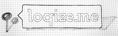 Loqize.Me Logo Sketch logo sketch