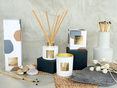 Packaging Design Candles & Diffusers arvanius branding candle design diffuser graphic graphic design illustrator packaging sofia