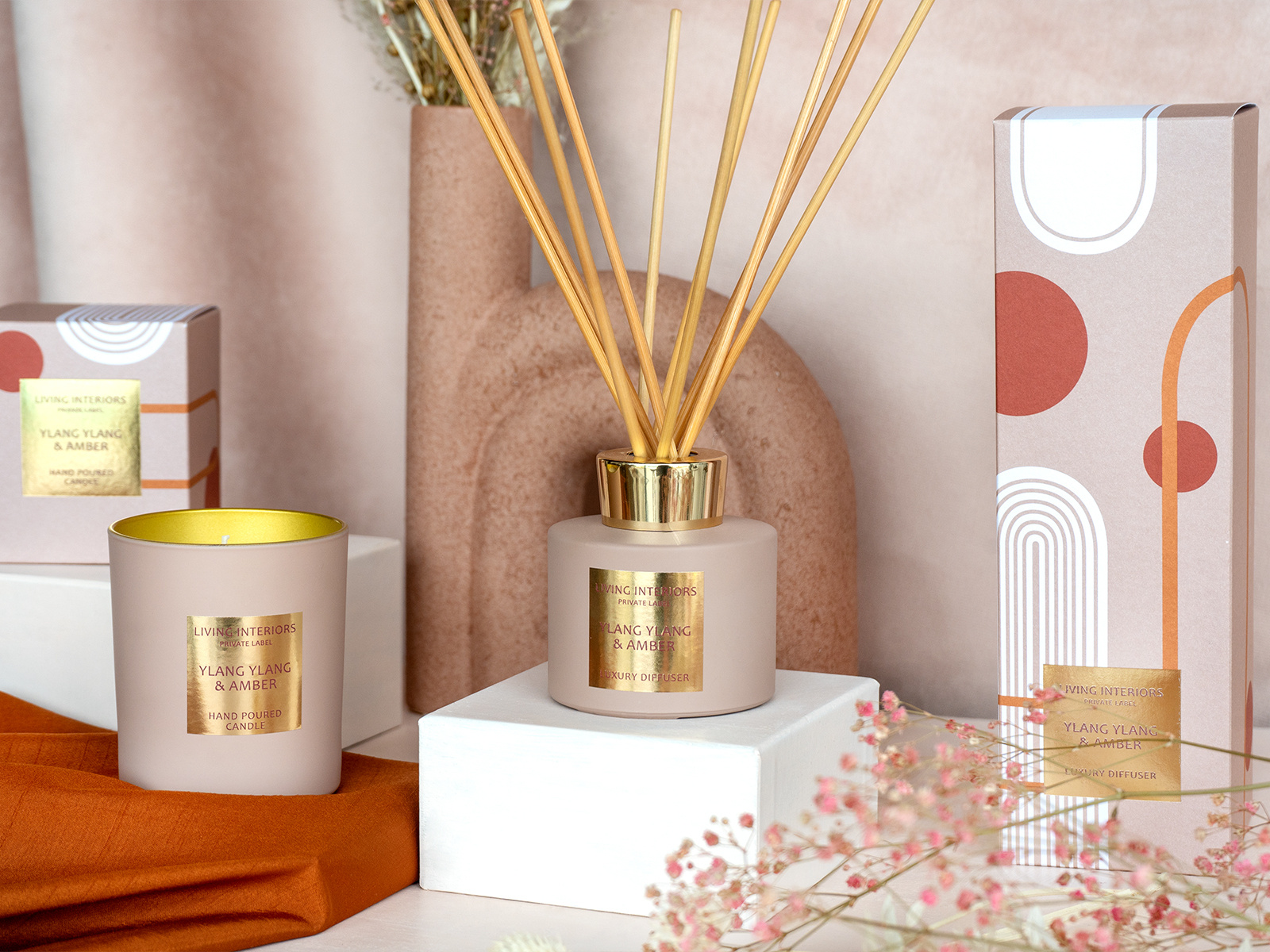 Packaging Design Candles & Diffusers by Sofia Arvanius on Dribbble
