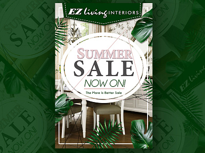 Summer Sale arvanius design furniture graphic marketing poster sale sofia summer