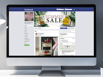 Summer Sale on Facebook advertising facebook furniture marketing sale sales summer