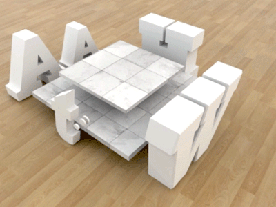 What - 3D Typography Animation 3d animation c4d cinema4d gif hdr realistic typography what wood