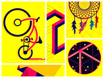 36DaysOfType - Yellows artwork design flat illustration type typography vector