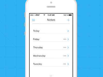 IOS 7 Notes App 7 app ios iphone notes