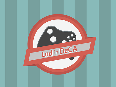 "Lud in DeCA" - Logo ai design graphic logo material