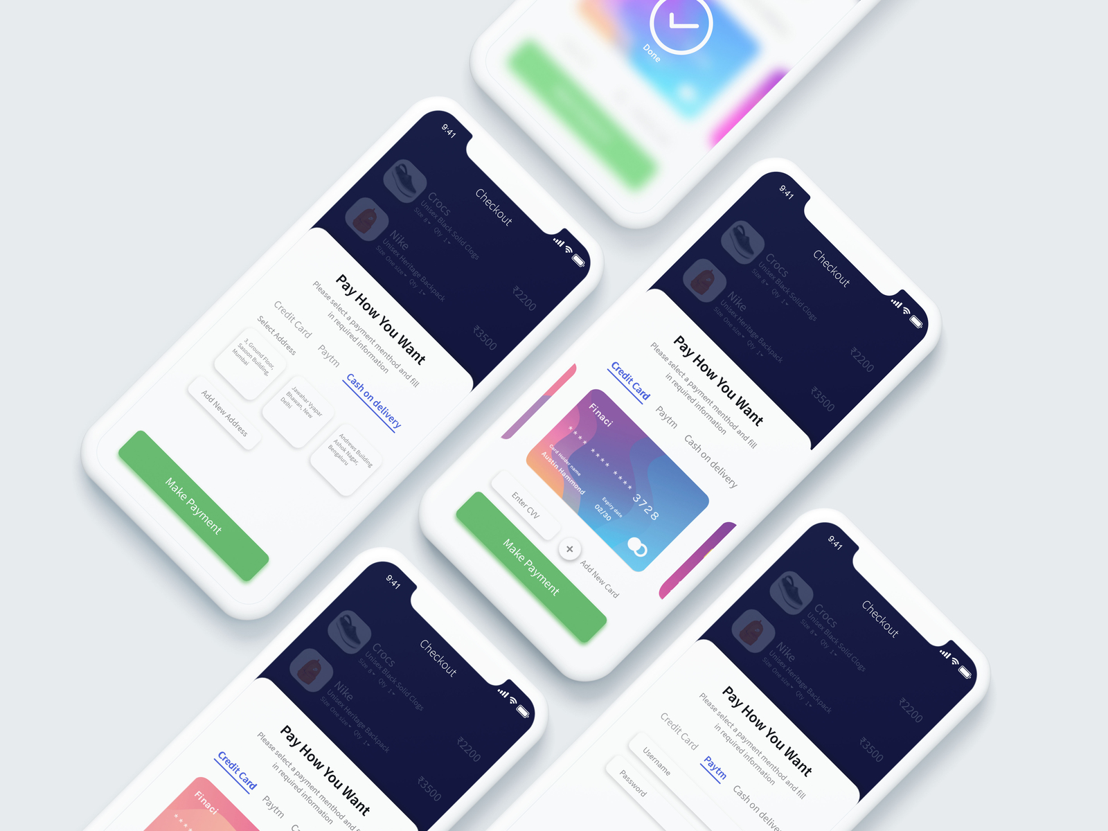 Payment Checkout by Saurabh Mali on Dribbble