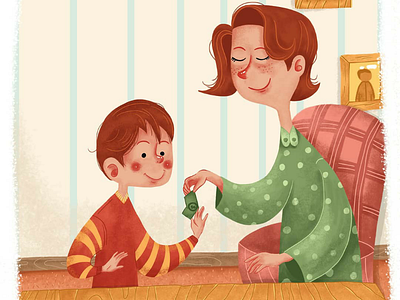 Happy Mother's Day illustration mothers day