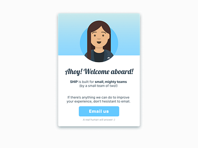 Daily UI - Day 16 - Popup/Overlay avatar dailyui dailyui 016 info lobster modal onboarding overlay popup welcome welcome message