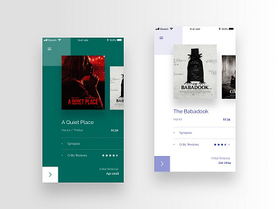 Movie Streaming App app colours home landing minimal movie page ui ux web website