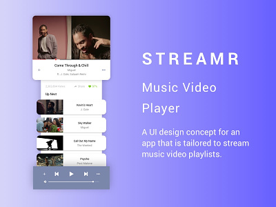 Music Video Player App
