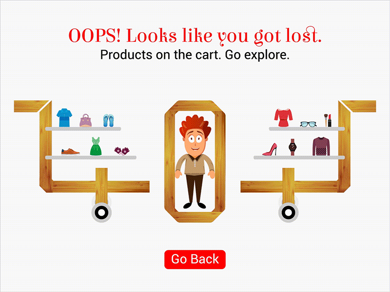 404 Error Page Final 1 animation branding error page graphic design