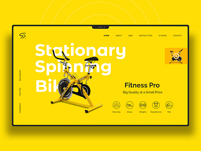 Spinning Bike Website Design