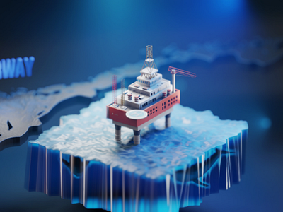 Norway b3d lowpoly isometric gameart