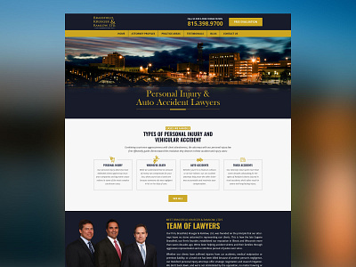 Law Firm Landing Page graphicdesign landingpage lawfirm layout legal legaladvisor webdesign