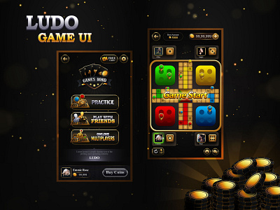 Ludo Game UI - Games Bond 2d app branding dashboard design game icon illustration logo ludo minimal mobile playing typography ui ux vector
