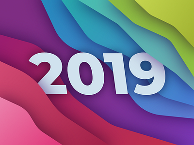 Happy New Year 2019 ! 2019 happy new year illustration vector