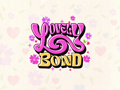 Lovely Bond Custom Typography & illustration