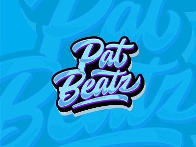 Pat Beatz Custom Graffiti Typography Logo