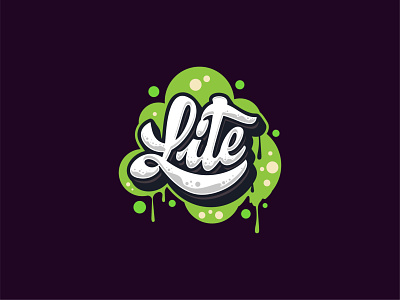Lite Custom Typography & illustration logo