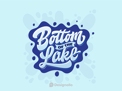 Bottom of the Lake Graffiti hand lettering logo