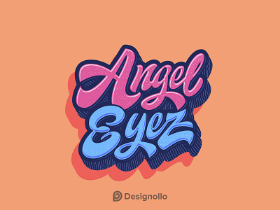 Angel Eyez Hand lettering Graffiti calligraphy logos
