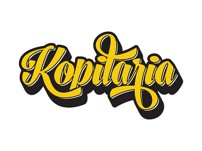 Kopilaria (HandWritten) branding design handwritten lettering logo logotype script signature swash