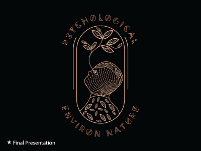 Psychological Environ Nature Branding branding environment logo logodesign logodesinger man mind monoline natural packaging psychological