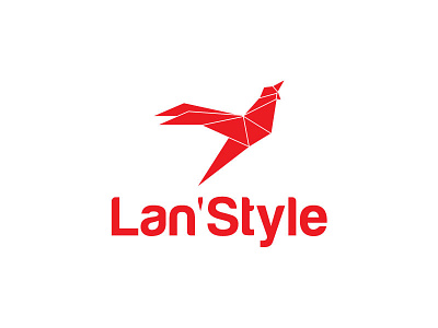Lan'Style birdlogo brand branding clothlogo creative design flying flying logo identity logo logodesign logodesinger logotype typography winglogo wings
