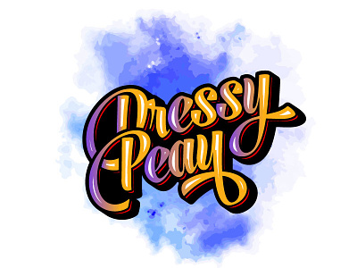 Dressy Peay Logo Design branding colorize creative design dressy gradiant identity illustration letter lettering logo logodesign logodesinger logos logotype peay sign signature logo typography design