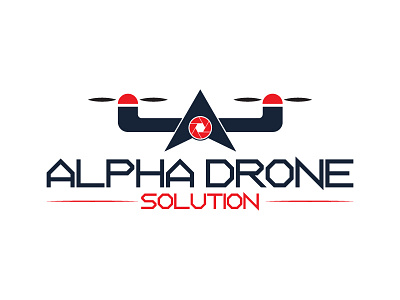 Alpha Drone Solution airimages branding creative design drone droneimages dronelogo flight identity illustration logo logodesign logotype solution