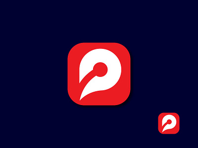 Car Parking App Icon app branding car car parking design graphic icon identity logo logodesign logos p p icon p logo parking parking app parking zone ui ux